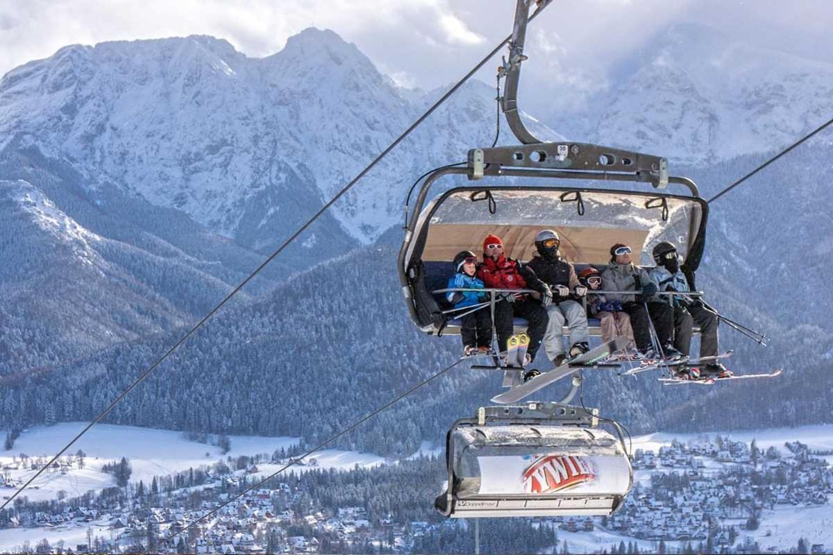 Domek Trzy Doliny Zakopane, Three Valleys Chalet With Jacuzzi Exteriér fotografie